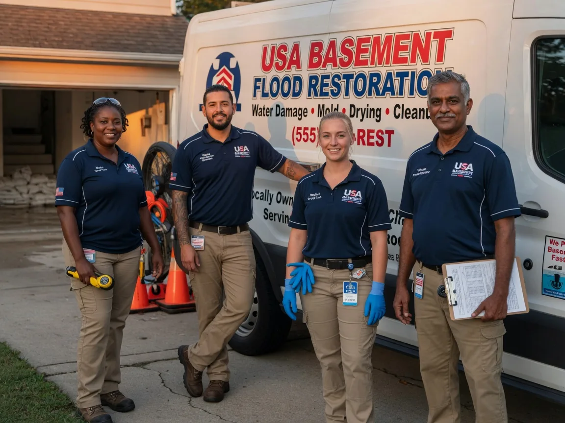 Basement Flood Cleanup company in Tenstrike, MN